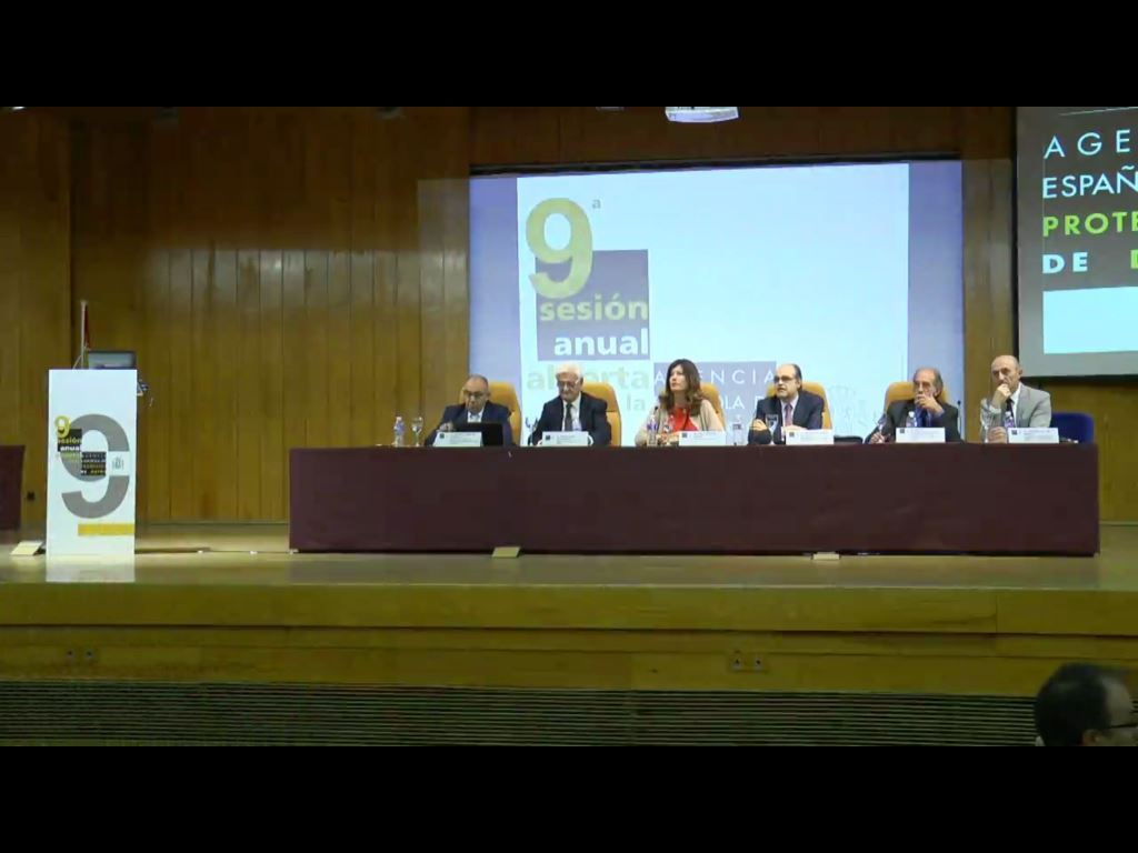 9ª Sesión Anual Abierta AEPD