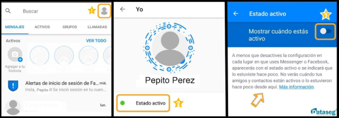 Estado Activo en Facebook, aprende a desactivarlo 3 2 estado activo