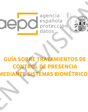 guia biometria AEPD audiencia nacional