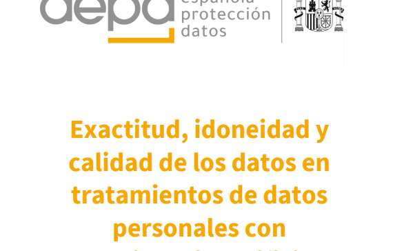 ia calidad del dato aepd