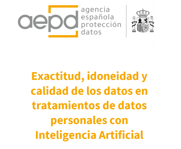 ia calidad del dato aepd
